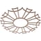Ekena Millwork Augustus Wood Fretwork Pierced Ceiling Medallion, Wood (Paint Grade), 24"OD x 8 1/2"ID x 3/8"T CMWP24X24X0375AUMF - alternate 3